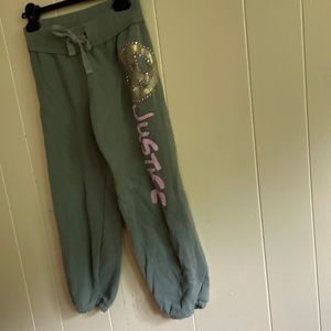 Justice Size 10 sweat pants no signs of wash or wear on waistband or cuffs